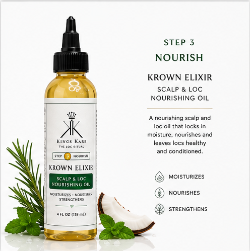 Krown Elixir™ — Scalp & Loc Nourishing Oil